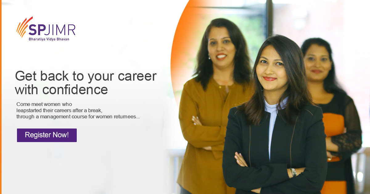 Let SPJIMR Help You Get back to your career with confidence